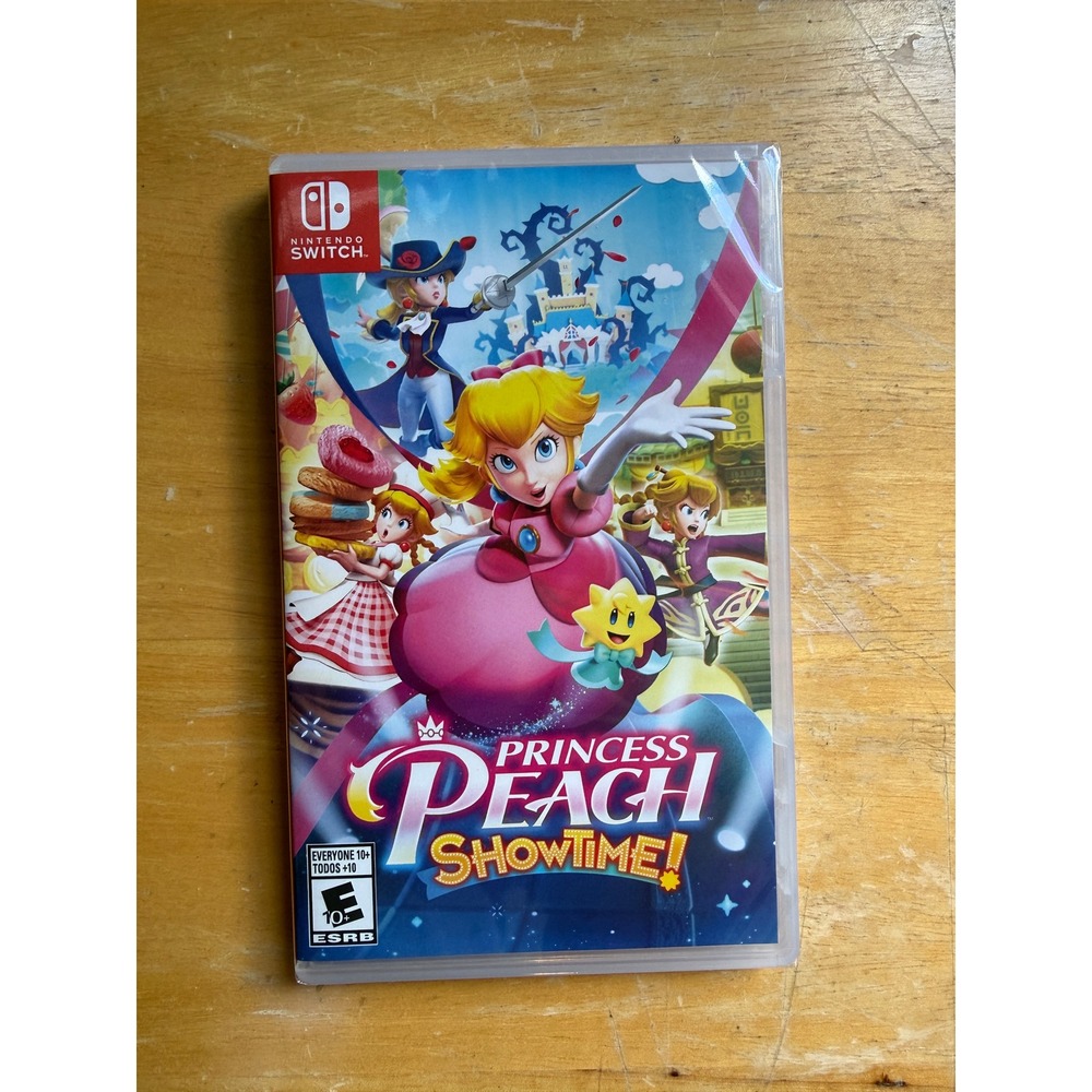 Princess Peach Showtime! Nintendo Switch Game New Sealed Physical Edition